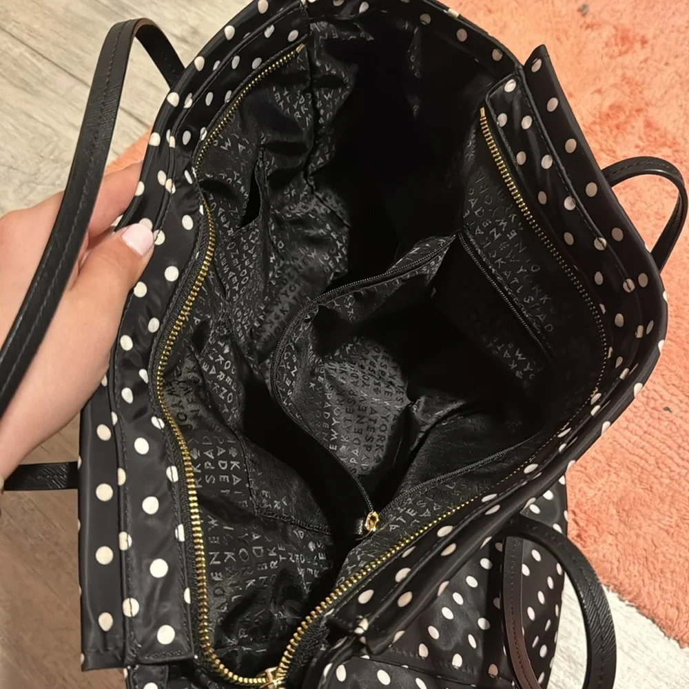 Kate spade polk dot shoulder purse - Picture 4 of 5